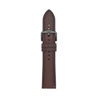 22 mm Koyu Kahverengi LiteHide™ Deri Kayış