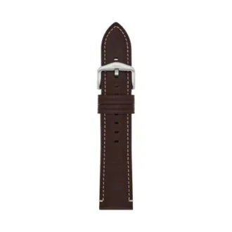 22 mm Koyu Kahverengi LiteHide™ Deri Kayış