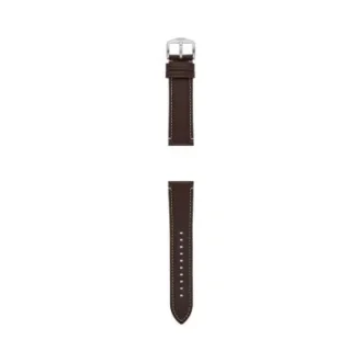 22 mm Koyu Kahverengi LiteHide™ Deri Kayış