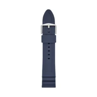 22 mm Koyu Mavi Silikon Saat Kayışı