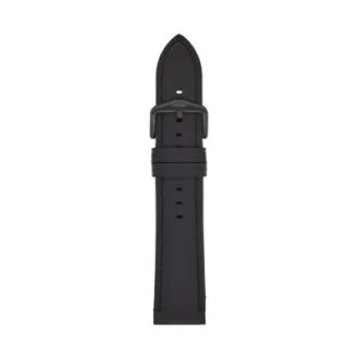 22 mm Siyah LiteHide™ Deri Kayış