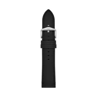 22 mm Siyah LiteHide™ Deri Kayış