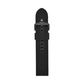 22 mm Siyah Silikon Kayış