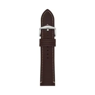24 mm Koyu Kahverengi LiteHide™ Deri Kayış 24 mm Koyu Kahverengi LiteHide™ Deri Kayış