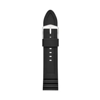24 mm Siyah Silikon Saat Kayışı 24 mm Siyah Silikon Saat Kayışı