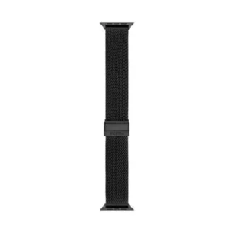Apple Watch® için 42/44/45/46/49 mm Siyah Paslanmaz Çelik Kordon Apple Watch® için 42/44/45/46/49 mm Siyah Paslanmaz Çelik Kordon