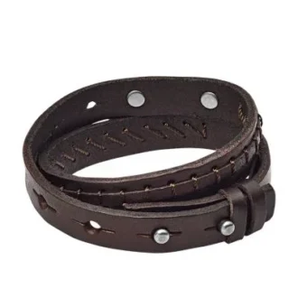 Bronson Vintage Casual Kahverengi Çift Sargılı Deri Bileklik Bronson Vintage Casual Kahverengi Çift Sargılı Deri Bileklik
