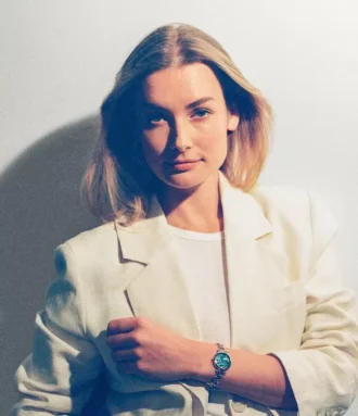 Carlie Üç İbreli Paslanmaz Çelik Saat