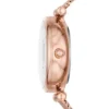 Carlie Mini Otomatik Pembe Altın Rengi Paslanmaz Çelik Mesh Saat Carlie Mini Otomatik Pembe Altın Rengi Paslanmaz Çelik Mesh Saat