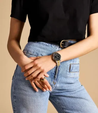 Fossil Blue Dive Üç İbreli İki Tonlu Paslanmaz Çelik Saat