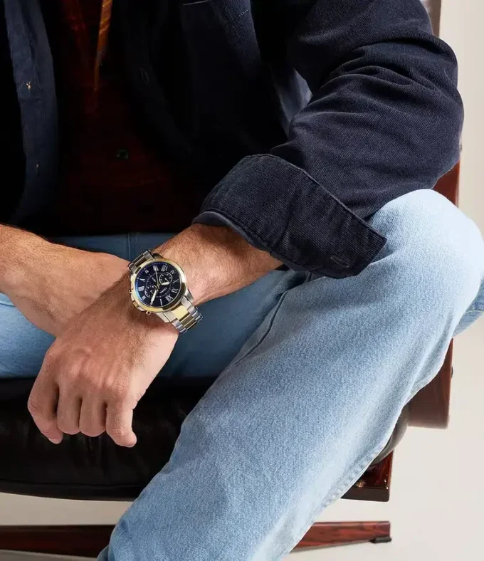 Grant Kronograf İki Tonlu Paslanmaz Çelik Saat Grant Kronograf İki Tonlu Paslanmaz Çelik Saat