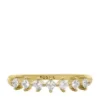 Hazel Classic Glitz Altın Rengi Pirinç Bant Yüzük Hazel Classic Glitz Altın Rengi Pirinç Bant Yüzük