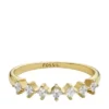 Hazel Classic Glitz Altın Rengi Pirinç Bant Yüzük Hazel Classic Glitz Altın Rengi Pirinç Bant Yüzük
