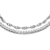 Heritage D-Link Glitz Gümüş Rengi Pirinç Zincir Tenis Bilezik Heritage D-Link Glitz Gümüş Rengi Pirinç Zincir Tenis Bilezik
