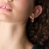 Heritage D-Link Glitz İki Tonlu Paslanmaz Çelik Halka Küpe Heritage D-Link Glitz İki Tonlu Paslanmaz Çelik Halka Küpe