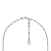 Heritage D-Link Glitz Paslanmaz Çelik Zincir Tenis Kolye Heritage D-Link Glitz Paslanmaz Çelik Zincir Tenis Kolye