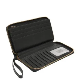 Liza Deri Fermuarlı Clutch Cüzdan