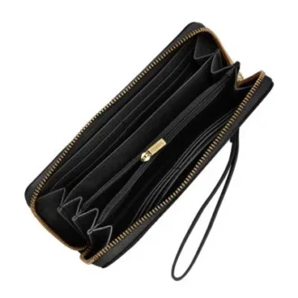 Logan Deri RFID Fermuarlı Clutch Cüzdan