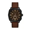 Machine Chronograph Kahverengi Deri Saat Machine Chronograph Kahverengi Deri Saat