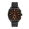 Machine Chronograph Siyah Paslanmaz Çelik Saat Machine Chronograph Siyah Paslanmaz Çelik Saat