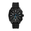 Machine Chronograph Siyah Silikon Saat Machine Chronograph Siyah Silikon Saat