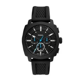 Machine Chronograph Siyah Silikon Saat Machine Chronograph Siyah Silikon Saat