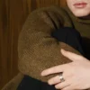Makineyle Tırtıklı Doku İki Tonlu Paslanmaz Çelik Tırtıklı Bant Yüzük Makineyle Tırtıklı Doku İki Tonlu Paslanmaz Çelik Tırtıklı Bant Yüzük