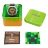 Minecraft x Fossil Sınırlı Sayıda Üretilen Çim Bloğu Kronograf Saat Minecraft x Fossil Sınırlı Sayıda Üretilen Çim Bloğu Kronograf Saat