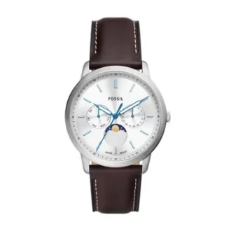 Neutra Moonphase Çok Fonksiyonlu Kahverengi Deri Saat