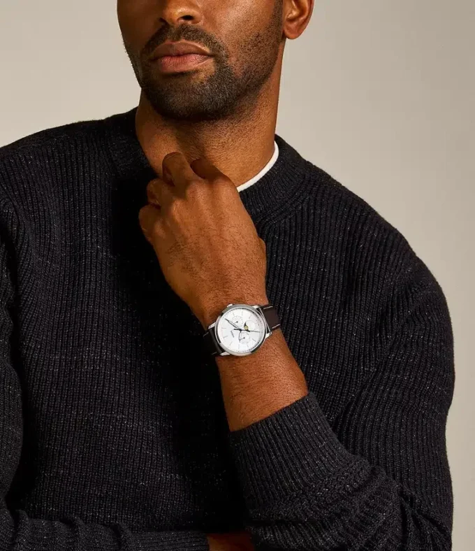 Neutra Moonphase Çok Fonksiyonlu Kahverengi Deri Saat Neutra Moonphase Çok Fonksiyonlu Kahverengi Deri Saat