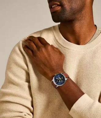 Neutra Moonphase Çok Fonksiyonlu Kahverengi Deri Saat