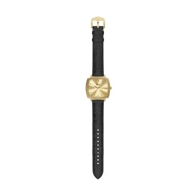 Nick Jonas x Fossil Machine Luxe Üç İbreli Siyah Timsah Derisi Saat Nick Jonas x Fossil Machine Luxe Üç İbreli Siyah Timsah Derisi Saat