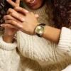 Nick Jonas x Fossil Machine Luxe Üç İbreli Siyah Timsah Derisi Saat Nick Jonas x Fossil Machine Luxe Üç İbreli Siyah Timsah Derisi Saat
