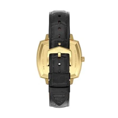Nick Jonas x Fossil Machine Luxe Üç İbreli Siyah Timsah Derisi Saat Nick Jonas x Fossil Machine Luxe Üç İbreli Siyah Timsah Derisi Saat