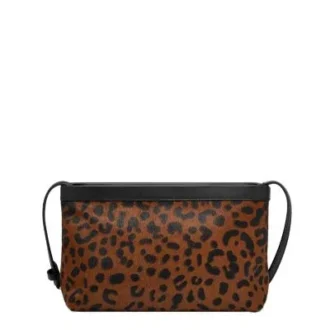 Penrose Saçlı Deri Kese Clutch
