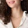 Sadie Altın Rengi Paslanmaz Çelik Kimlik Kolye Sadie Altın Rengi Paslanmaz Çelik Kimlik Kolye