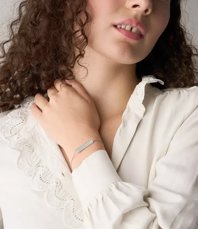 Sadie Paslanmaz Çelik Kimlik Bileziği