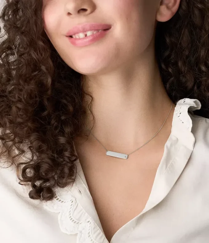 Sadie Paslanmaz Çelik Kimlik Kolye Sadie Paslanmaz Çelik Kimlik Kolye
