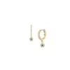 Sutton Evil Eye Pirinç Halka Küpe Sutton Evil Eye Pirinç Halka Küpe