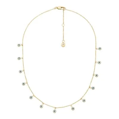 Sutton Evil Eye Pirinç Zincir Kolye Sutton Evil Eye Pirinç Zincir Kolye