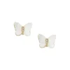 Sutton Radiant Wings Beyaz Sedefli Stud Kelebek Küpe Sutton Radiant Wings Beyaz Sedefli Stud Kelebek Küpe