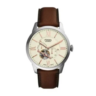 Townsman Otomatik Kahverengi Deri Saat